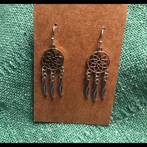 Dream catcher earrings.   CL/GR06